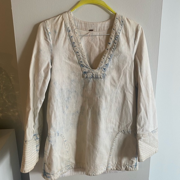 Free people denim dress - Picture 1 of 2